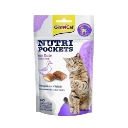 GIMCAT NUTRI POCKETS 60g KACZKA&MULTIVIT